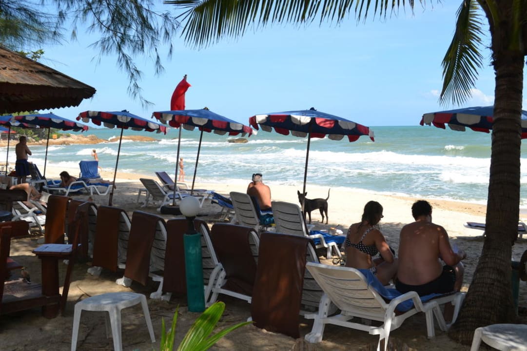 Schatten findet man auch The Fair House Beach Resort