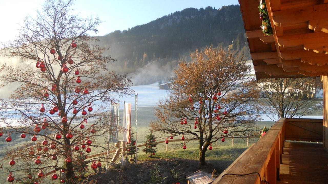 Erster Blick vom Balkon aus Golf & Ski Hotel Rasmushof