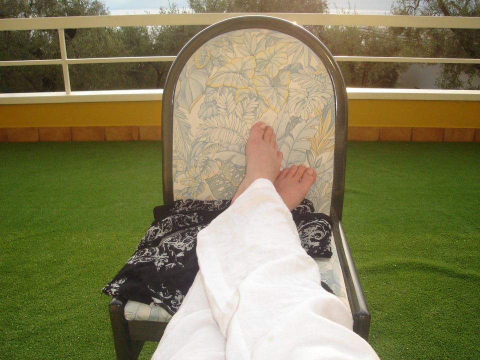 Relaxen auf dem Balkon Hotel Internazionale