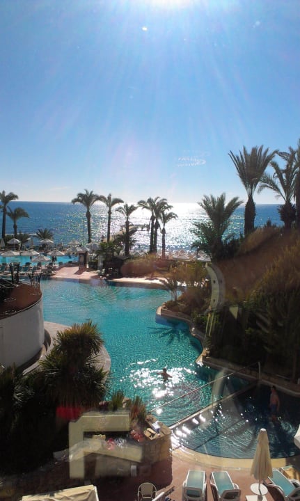 Blick vom Restaurant beim Frühstück PALOMA Perissia