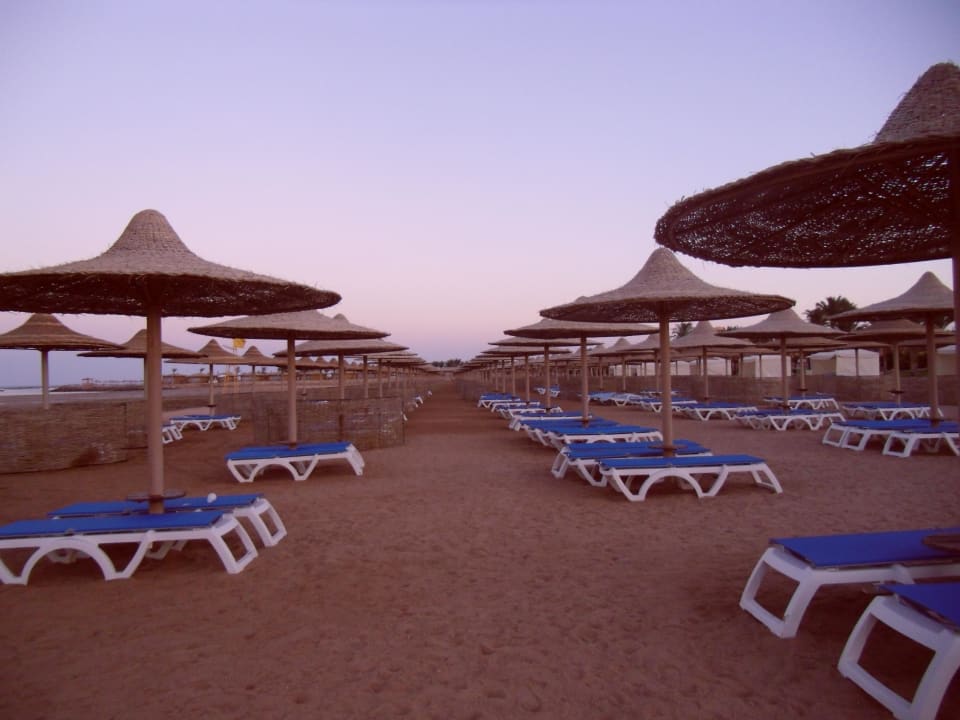 Strandabschnitt am Abend Stella Garden Resort & Spa, Makadi Bay