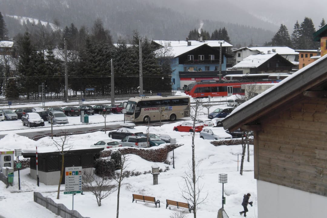 Sicht zum Bahnhof Hotel Central