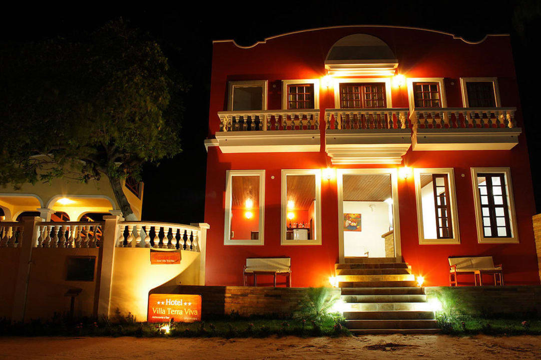 Das Hotel Terra Viva bei Nacht Hotel Villa Terra Viva