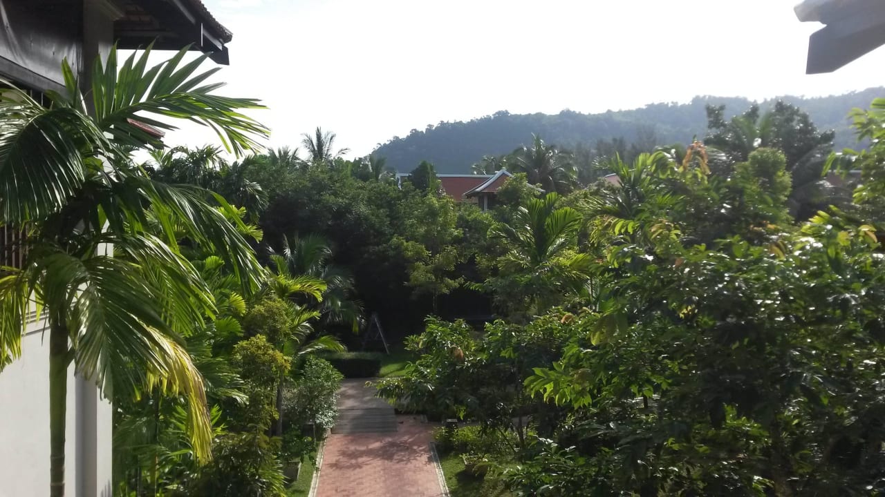 Blick in die Gartenanlage Khaolak Laguna Resort