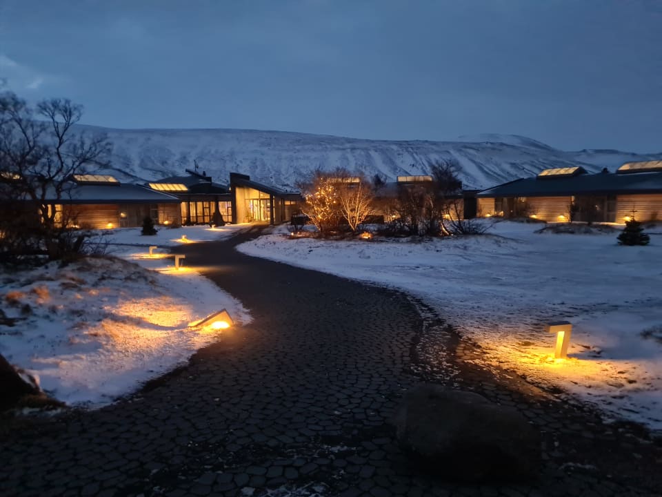 Außenansicht Hotel Husafell