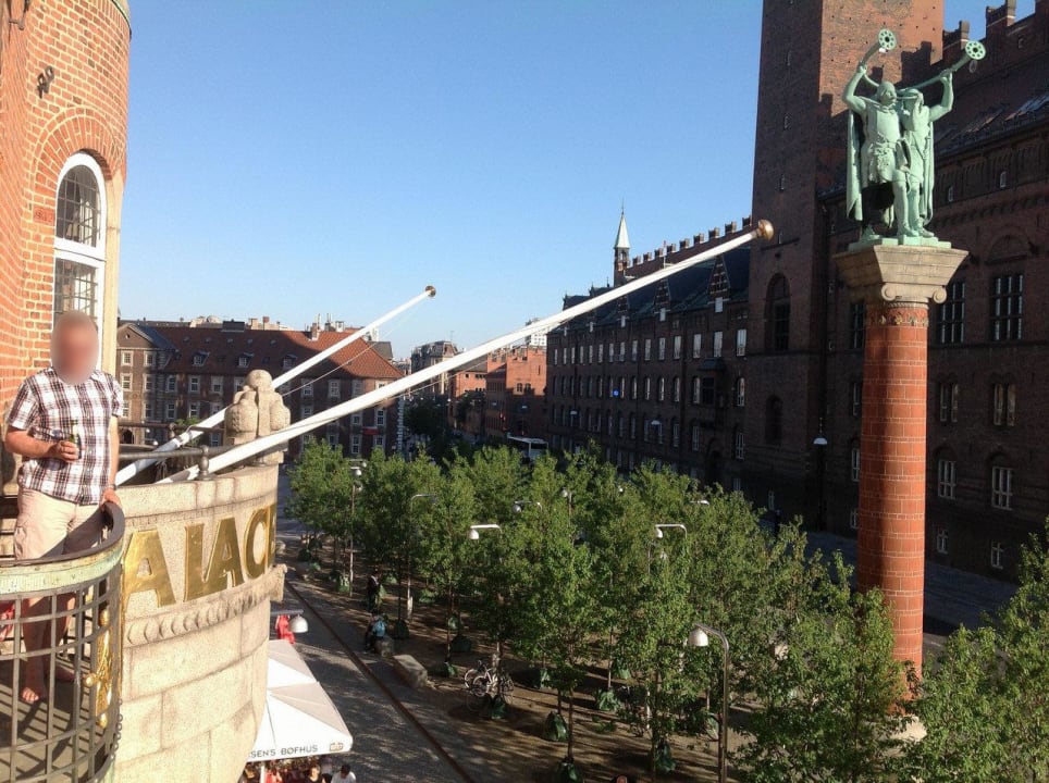 View from Presidential suite #104 Hotel Scandic Palace Copenhagen