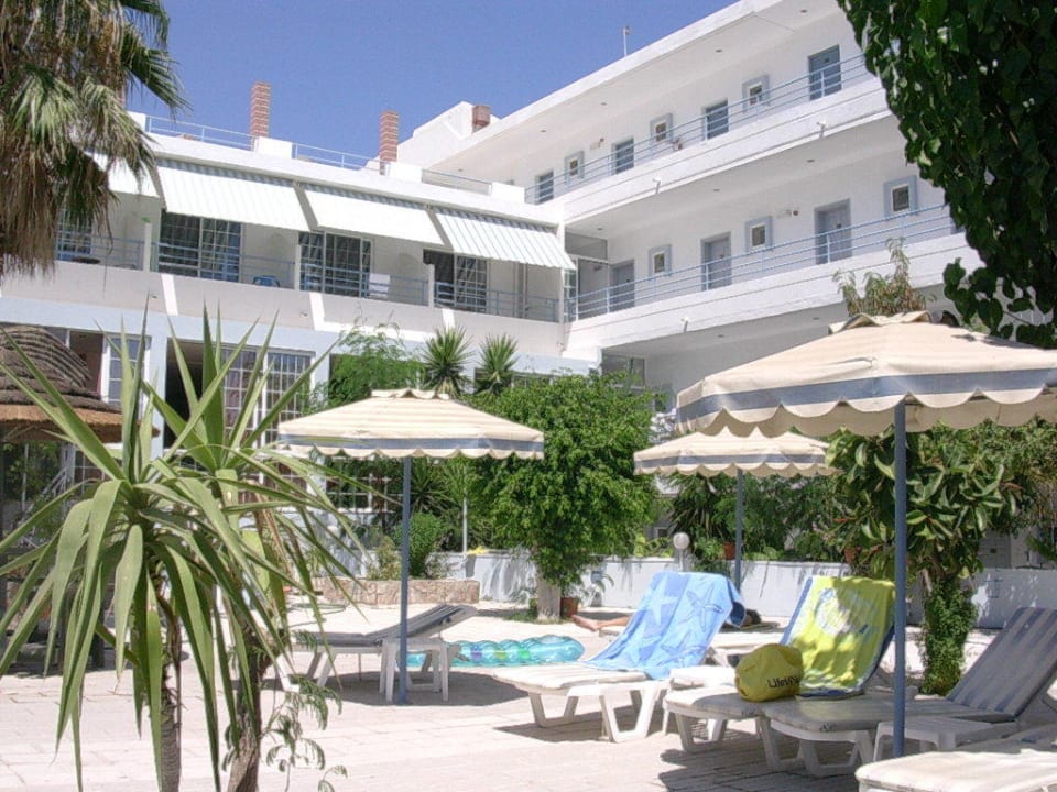 Zimmer vom Pool aus Hotel Faliraki Bay