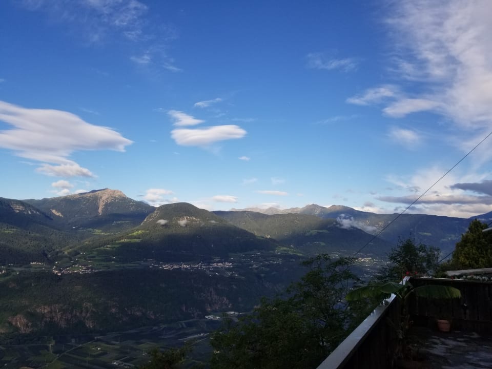 Ausblick Panoramapension Etschblick