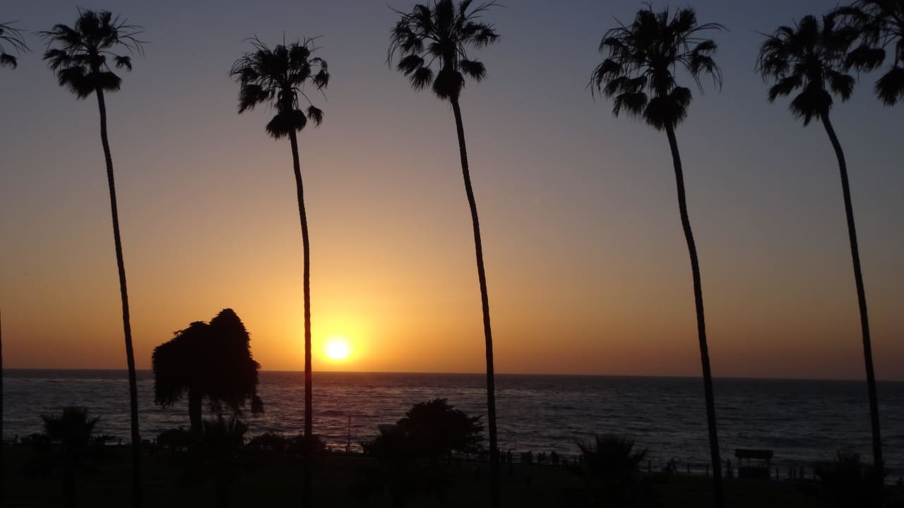 Sonnenuntergang vom Balkon La Jolla Cove Suites