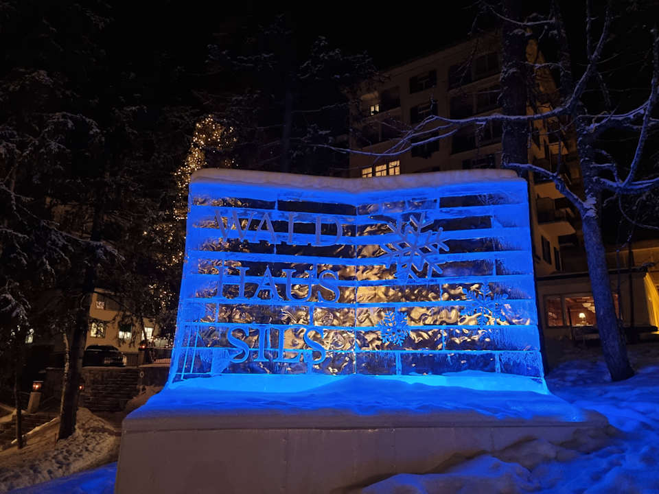 Außenansicht Waldhaus Sils