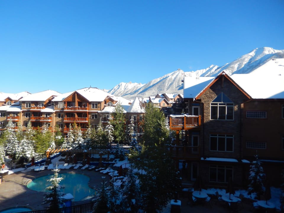 Innenhof mit Pool Hotel StoneRidge Mountain Resort