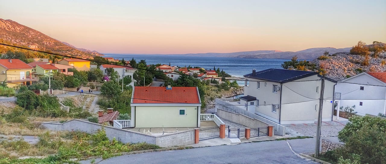 Ausblick Ferienhaus Ribarica