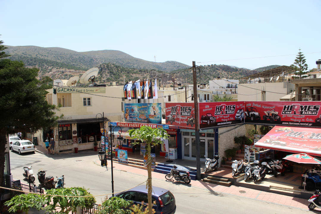 Ausblick Hotel Malia Holidays