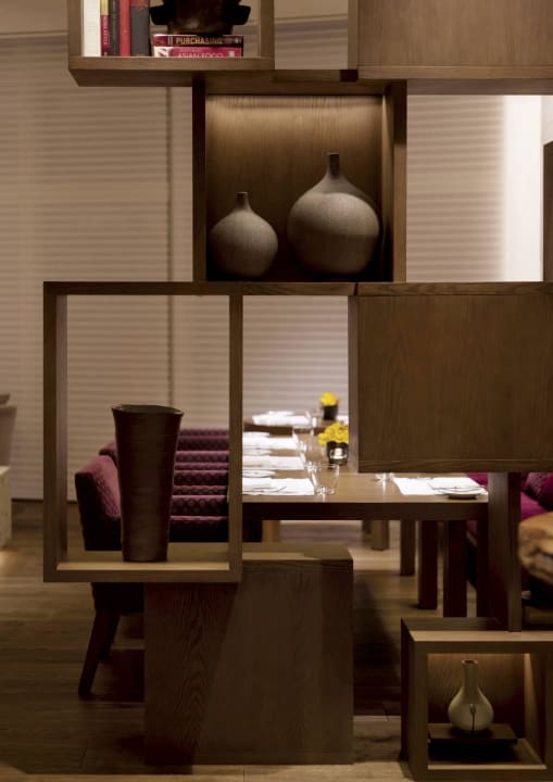 The modern French restaurant Living Room Park Hyatt Busan