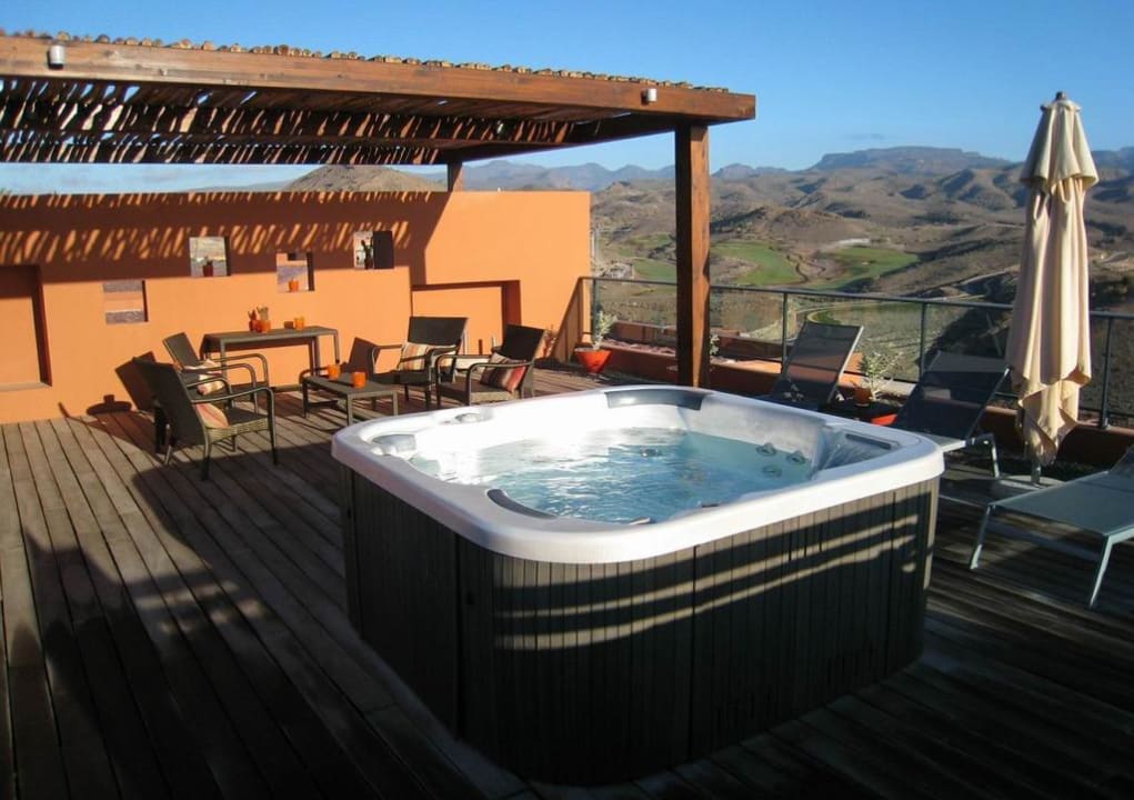 Roof terrace of presidential suite Salobre Hotel Resort & Serenity