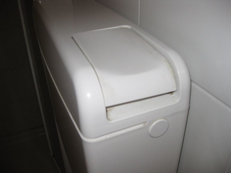 Toilette bei Ankunft Hotel Palme & Suite