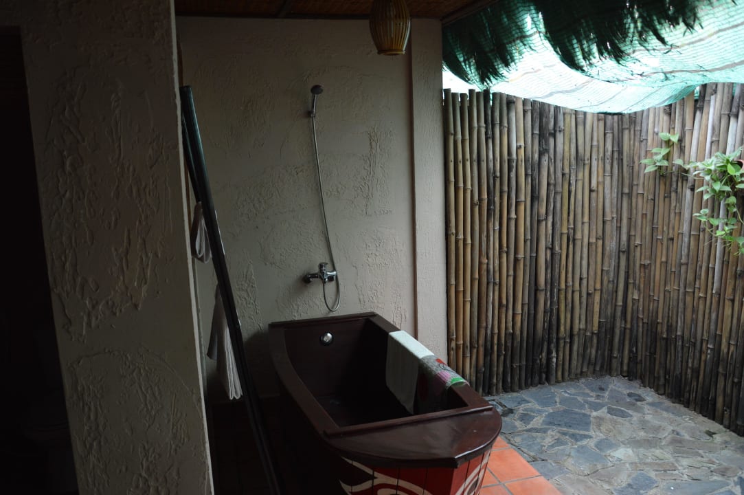 Outdoor Dusche Mekong Lodge