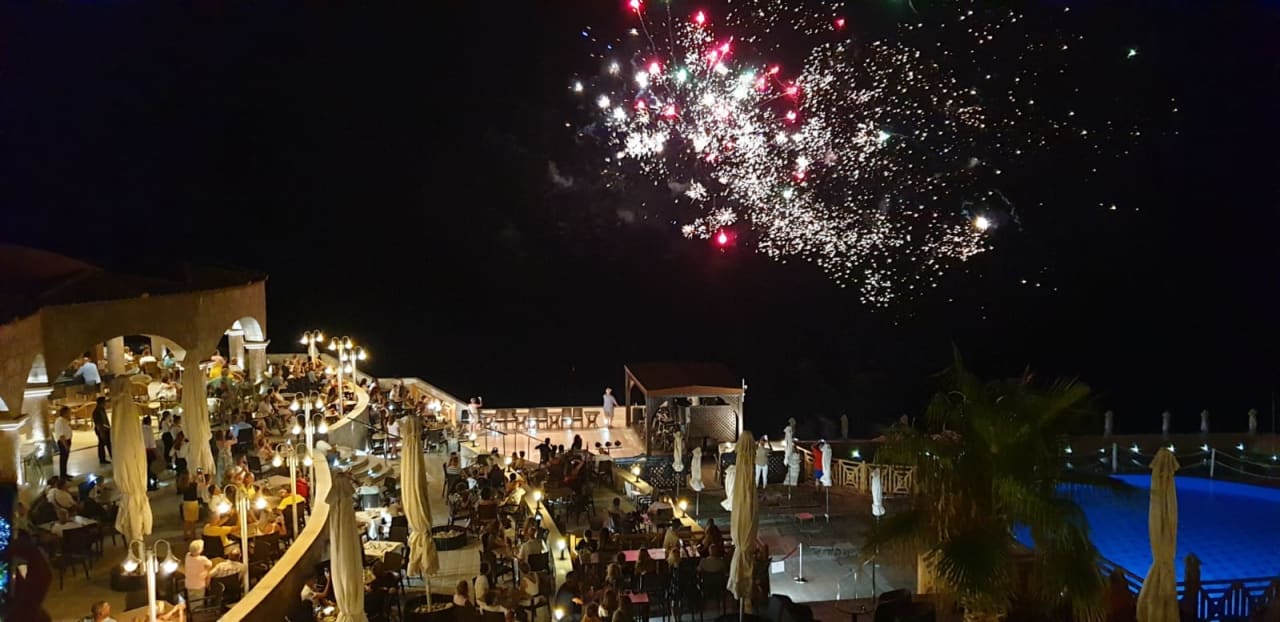 Ausblick Hotel Kalithea Horizon Royal