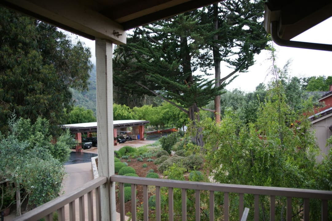 Blick vom Balkon Hotel Bernardus Lodge