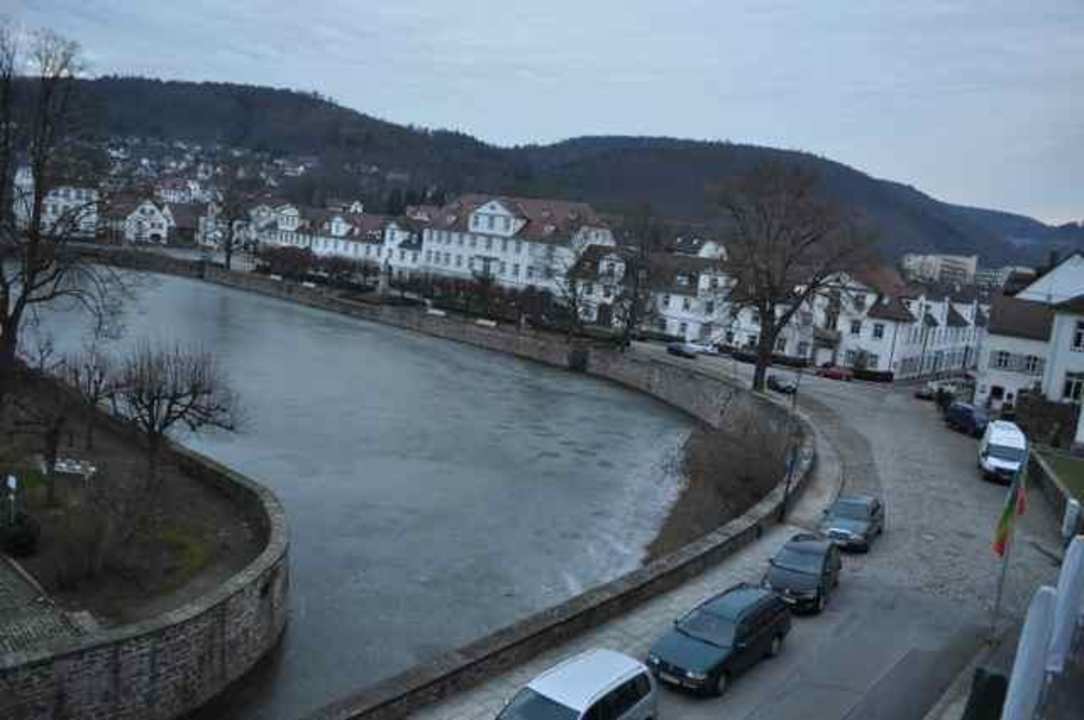 Ausblick aus unseren Zimmer Hotel zum Schwan