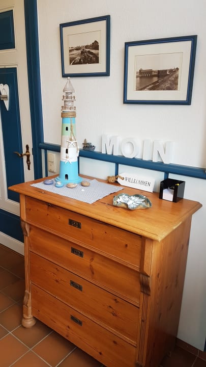 Zimmer Ferienhaus Hemenswarft direkt an der Nordsee mit Meerblick