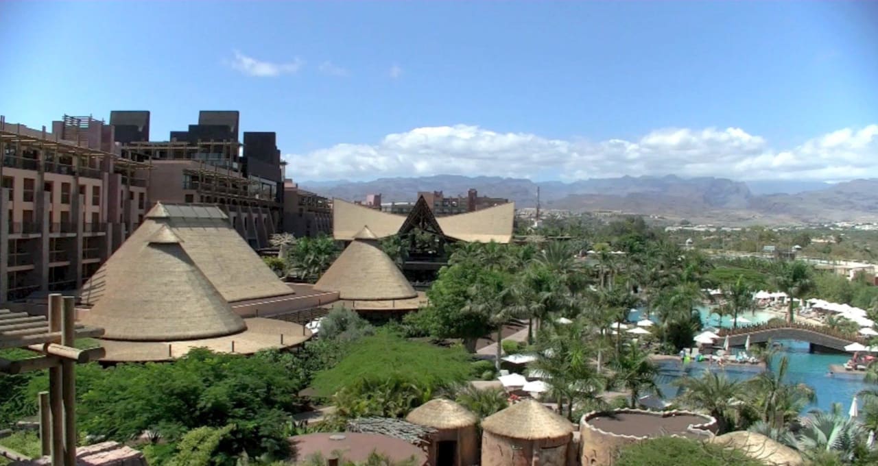 Ausblick vom Zimmer  Lopesan Baobab Resort