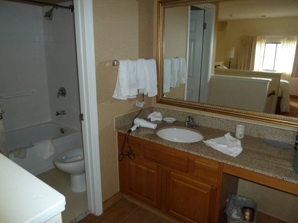Bad im oberen Stockwerk Hotel Residence Inn by Marriott Silicon Valley Sunnyvale I