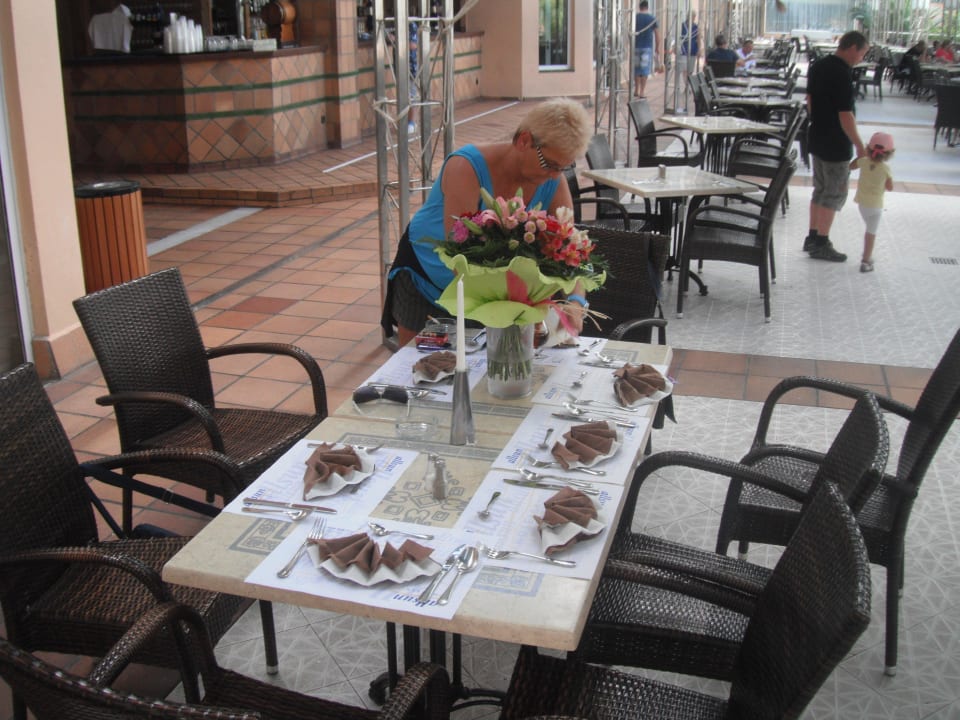Geburtstagstisch im Hotel Mariant Park Hotel Mariant Park