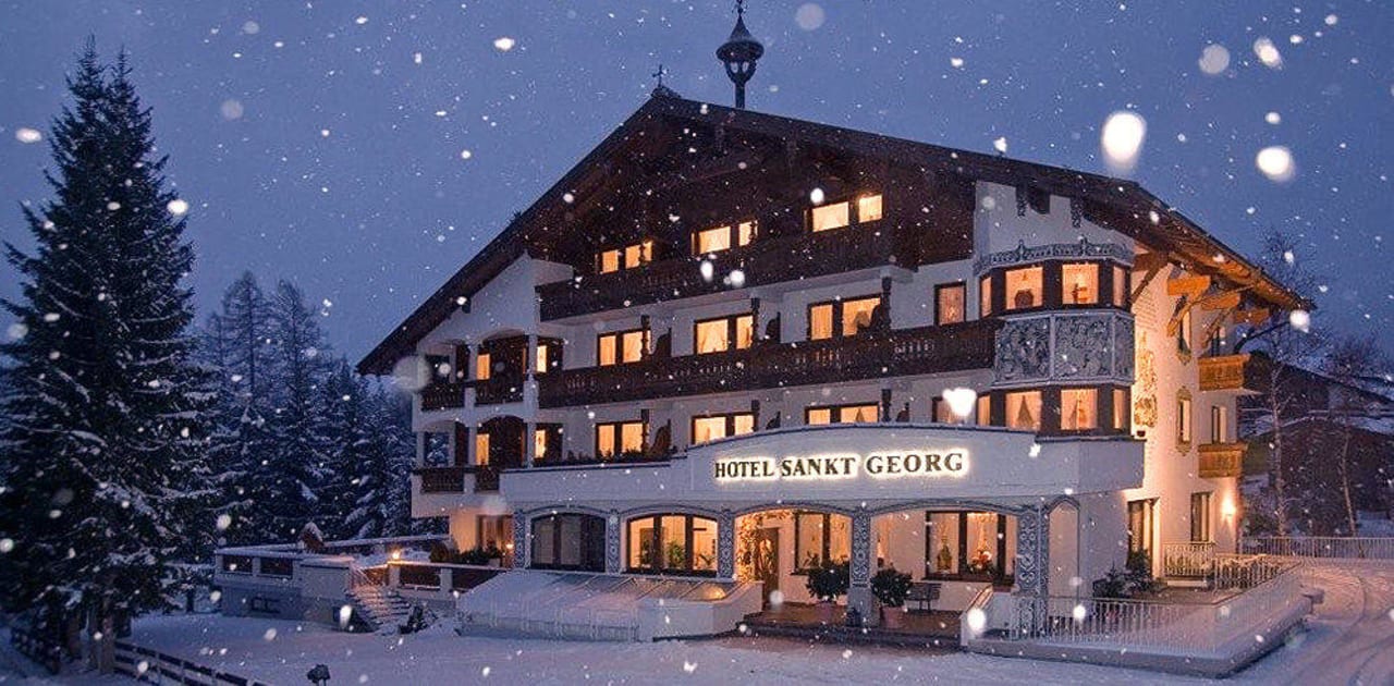 Außenansicht Winter Hotel Garni St. Georg