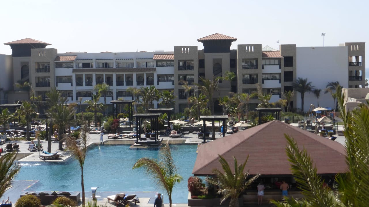Blick auf Pool Hotel Riu Palace Tikida Agadir