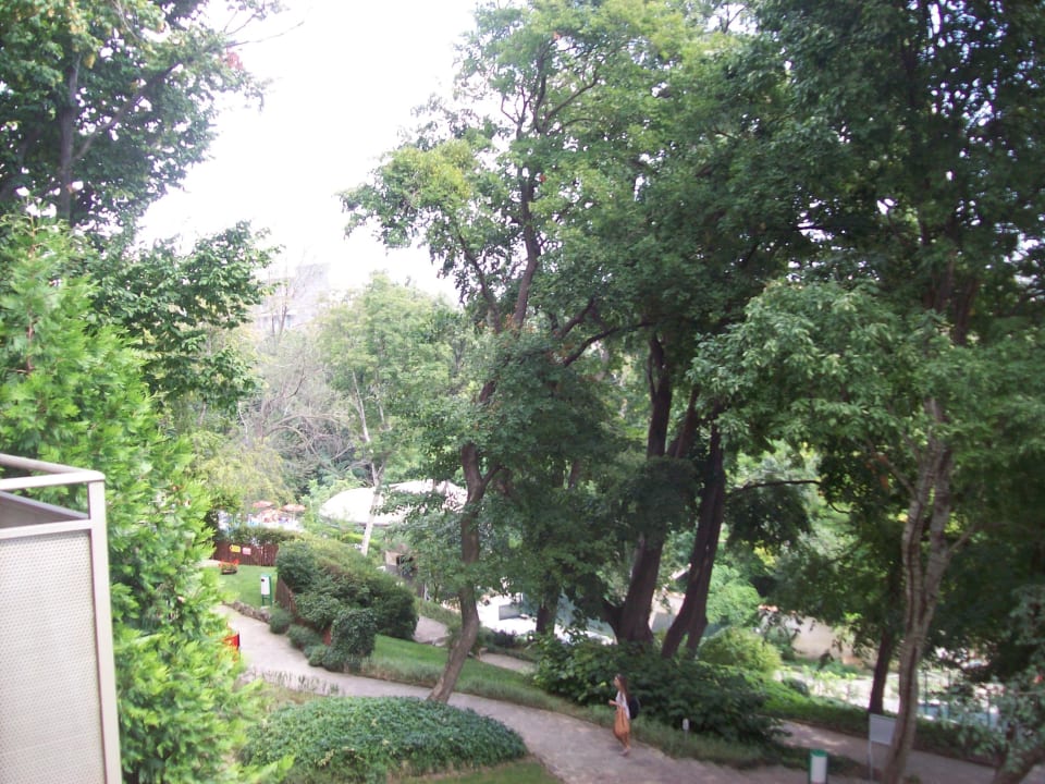 Aussicht vom Balkon Hotel Kristal