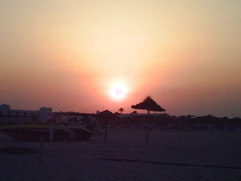 Sonnenuntergang am Strand Djerba Aqua Resort