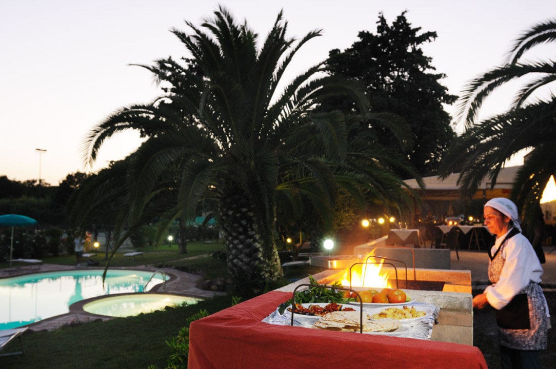 Grill BBQ evening at the Restaurant  Alghero Resort Country Hotel
