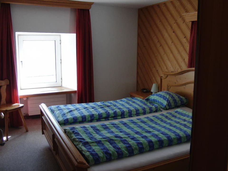 Zimmer mit Doppelbett Hotel Albergo Ospizio Bernina