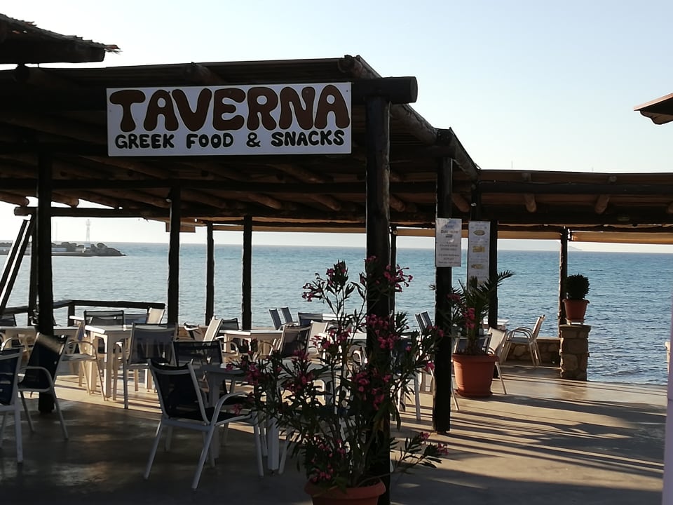 Taverne mit Blick aufs Meer Mastichari Bay Hotel