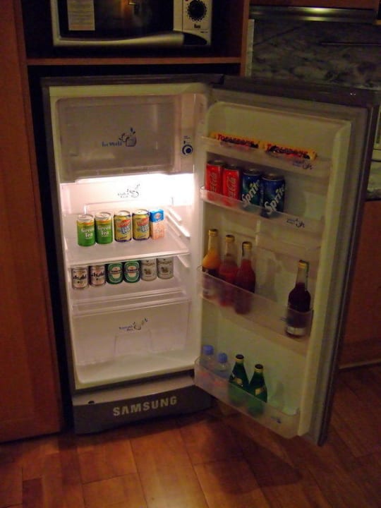 Die Minibar im Zimmer Hotel Lebua At State Tower