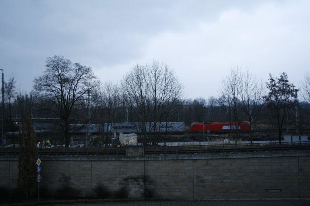 Blick aus dem Zimmerfenster Hotel Sächsischer Hof - Hotel Garni