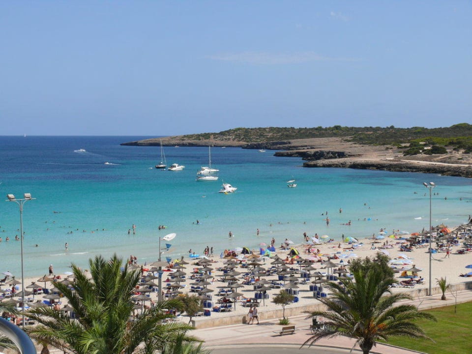 Aussicht Zimmer 414 auf's Meer Hipotels Hipocampo Playa