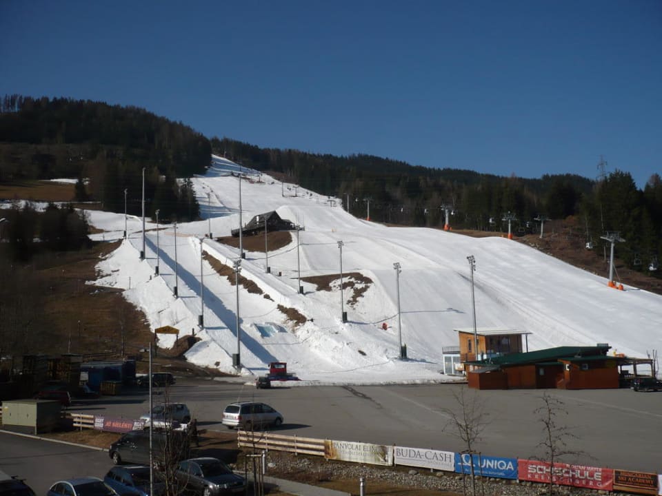 Blick vom Zimmer zur Talstation Hotel Relax Resort Kreischberg