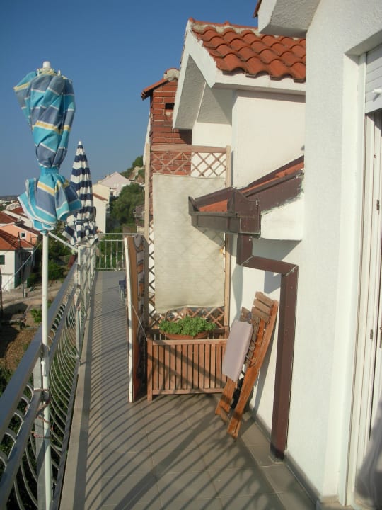 3. Stock Balkonansicht Apartments Villa Milic