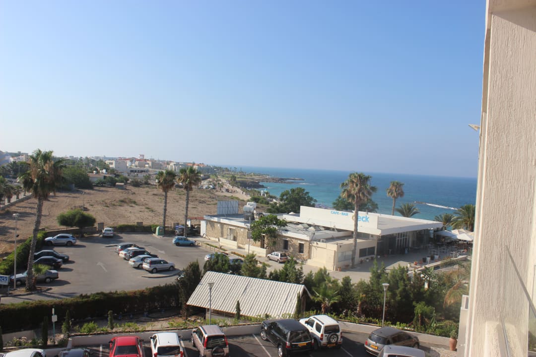 Blick vom Balkon Alexander The Great Beach Hotel