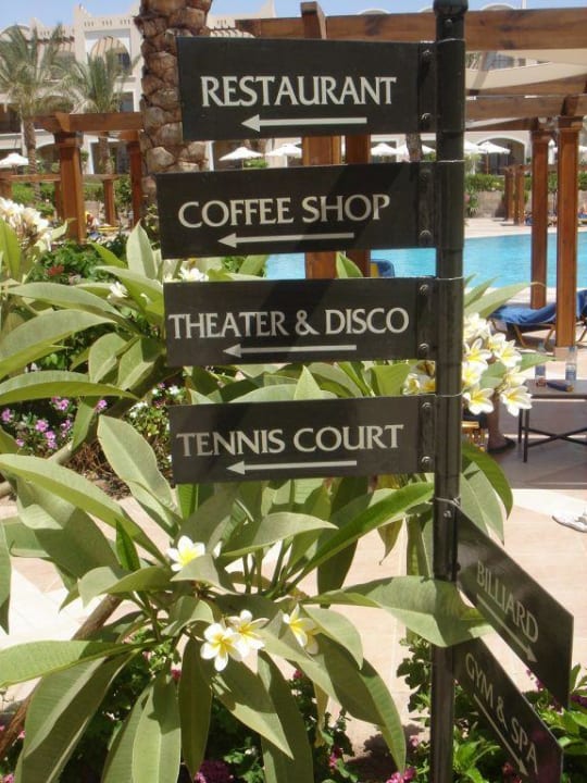 Man kann sich nicht verlaufen... Hotel JAZ Makadi Star & Spa