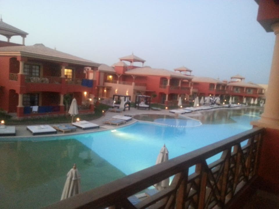 Ausblick vom Zimmer 400 Block Pickalbatros Alf Leila Wa Leila Resort - Neverland Hurghada