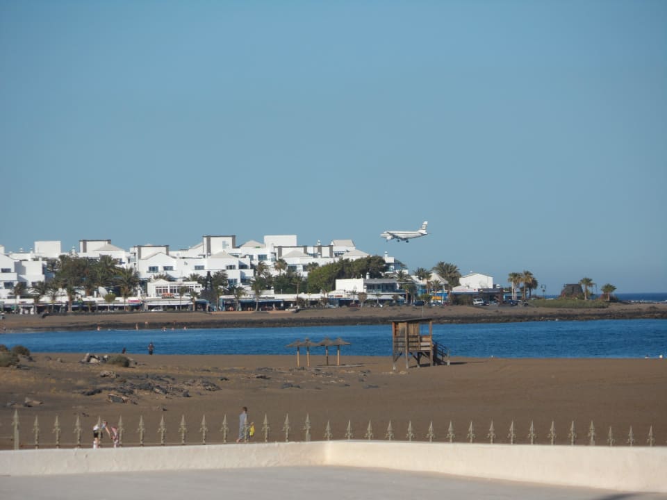Im Anflug auf Puerto del Carmen Hotel Las Costas