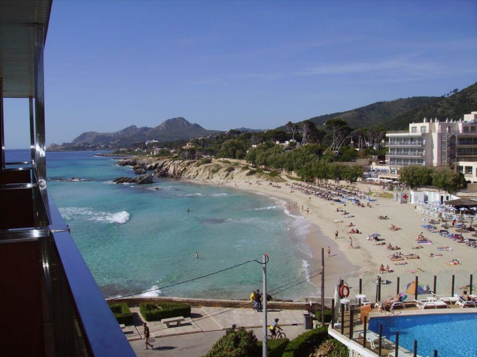 Blick vom Balkon Hotel Clumba