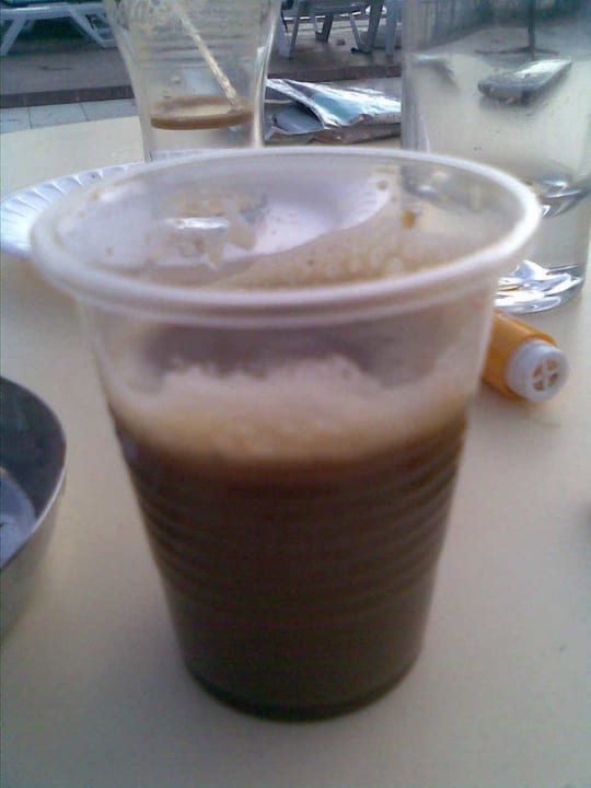 Getränke nur in Plasikbecher Hotel  Pigale