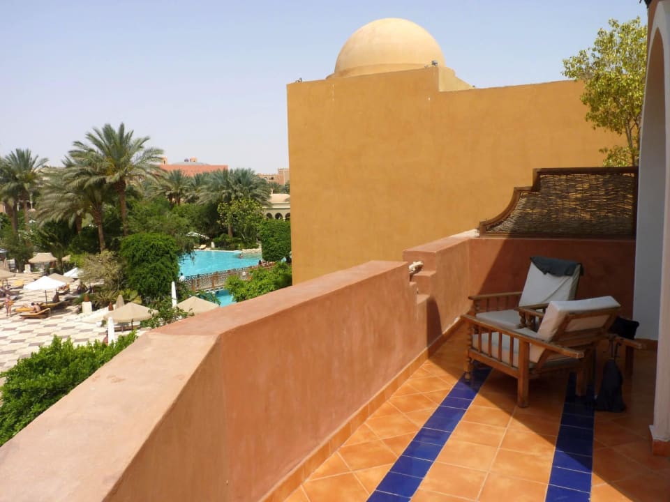 Ein Teil unseres riesigen Balkons Grand Makadi