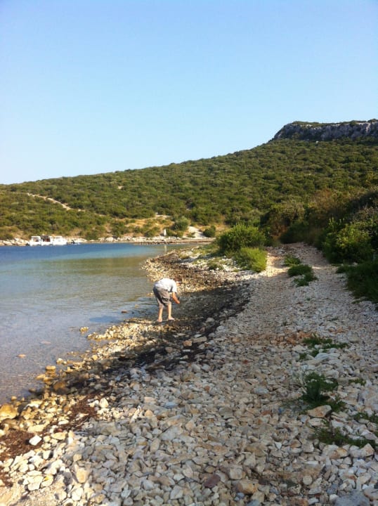 Bucht rechts vom Haus Klaudio Haus Klaudio