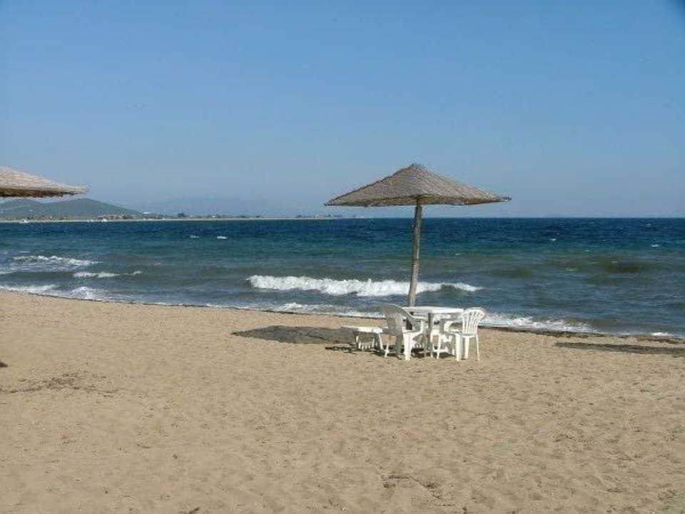 Strand von Psakoudia Philoxenia Hotel