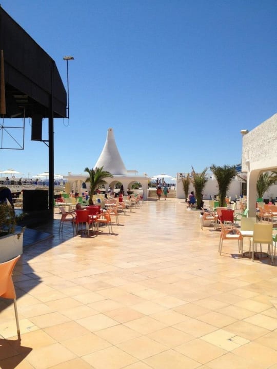 Bick von der Bar Richtung Pool Samira Club